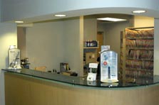 Newton Dental Associates Reception Area