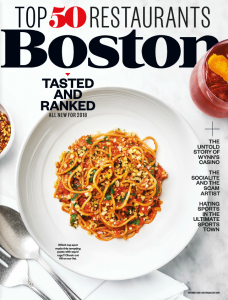 Boston magazine November 2018